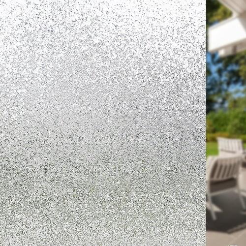 Crystal Pattern Window Film Static Cling Privacy Protection Multiple Size Sun-Blocking Frosted Antiseptic Reusable Decoration