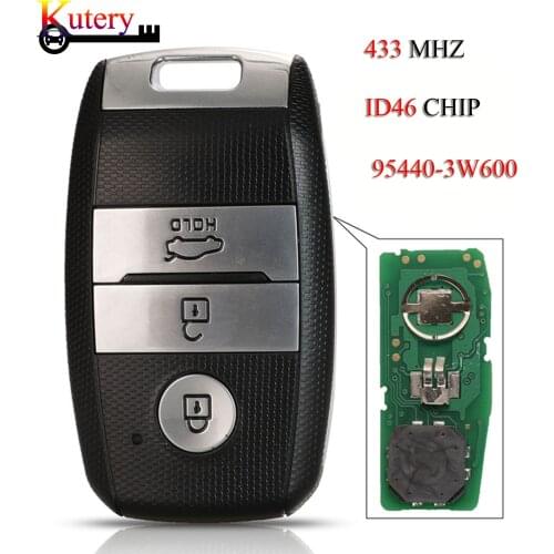 Kutery 5PCS/Lot Keyless-Go Remote Car Key For KIA K5 KX3 Sportage Sorento 95440-3W600 433MHZ ID46 PCF7952 Chip With TOY48 Blade