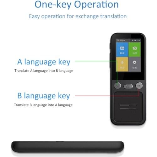 T16 Portable Instant Voice Translator Language Translator In Real-time Smart Translator Supports 14 Offline Languages In 2021