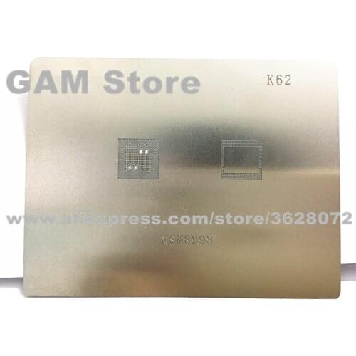 MSM8998 BGA Stencil For Samsung S8 CPU RAM IC Reballing BGA Soldering Direct Heating Template K62