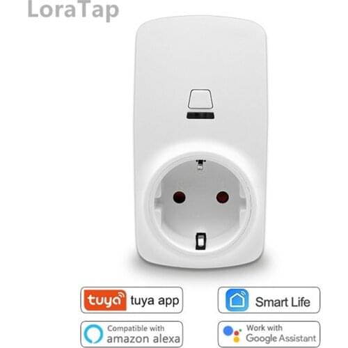 Tuya Smart Life Wifi Outlet Socket Plug EU Standard Moblile App Remote Control TimerGoogle Home Echo Alexa Voice Control