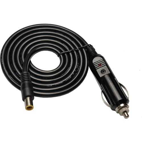 JKM High Temperature Resistance 15A Cigarette Lighter Plug 12V 24V Car Charging Power Cable To DC7.9 * 0.9mm Laptop