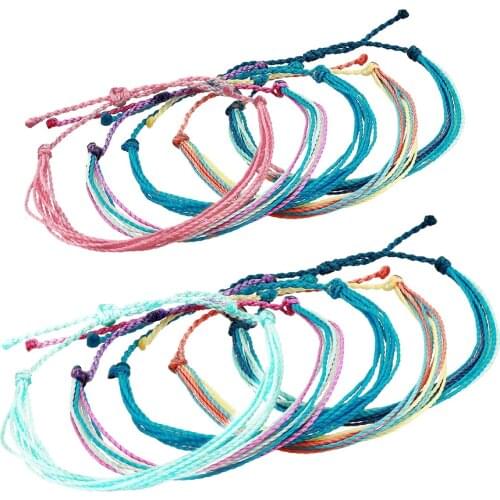 Vsco girl bohemian boho braclets for women pulseras armband summer braclets for women handmade string friendship bracelets