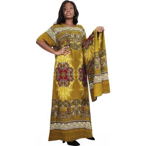 Elegant Women Long Dress Summer 2020 Short Sleeve Casual Printed Fashion Maxi Dress Ethnic Style Femme Vestidos