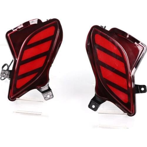2pcs Rear Bumper Fog Lights LED Brake Lights Turn Lights For Toyota Highlander 2020