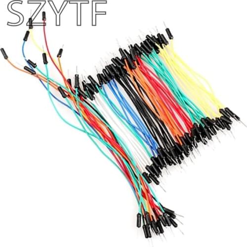 65PCS Male to Male Solderless Breadboard Jumper Cable Wires for New