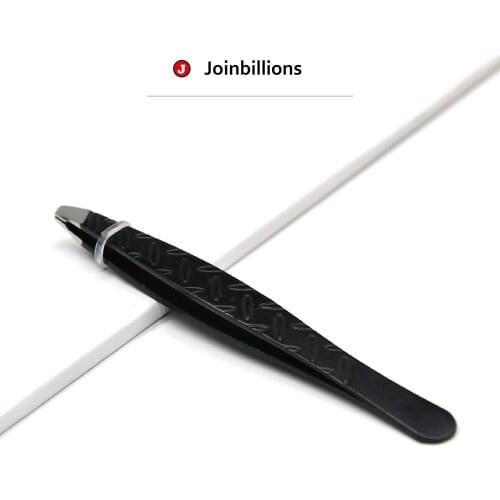 Black Stainless Steel Beauty Eyebrow Removal Makeup Tools Hair Trimmer Eyelash Tweezers