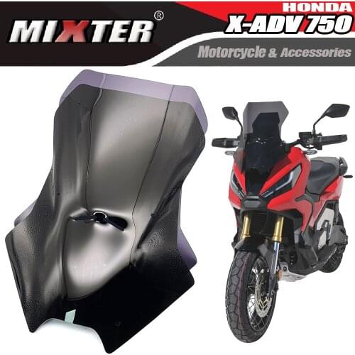 Motorcycle Touring Sports WindScreen Windshield Visor Deflector With Prises Air For HONDA X-ADV750 XADV 750 2021 2022 X-ADV 750