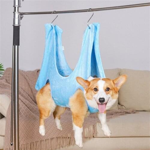 Dog Grooming Hammock dogGrooming Soft Cushion Hammocls Restraint Bag Puppy Dog Pet Nail Clip Trimming Bathing Bag Pet Suppllies