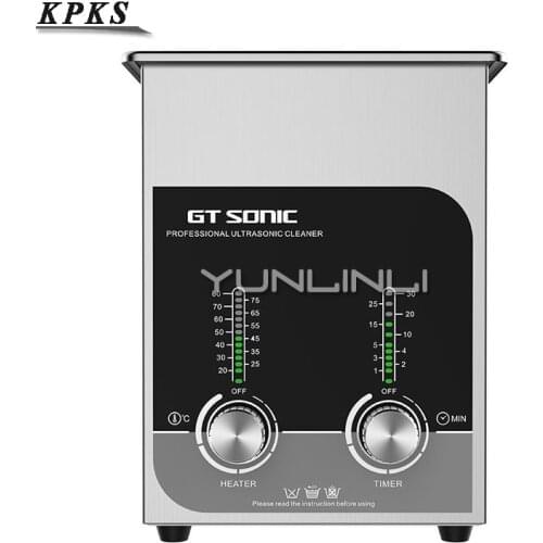 Commercial Ultrasonic Cleaner 2L Small Size Ultrasonic Washing Unit Jewelry/Watch/Glasses Ultrasonic Cleaning Machine GTSONIC-T2