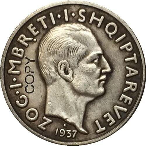 Albania 1937 COINS COPY