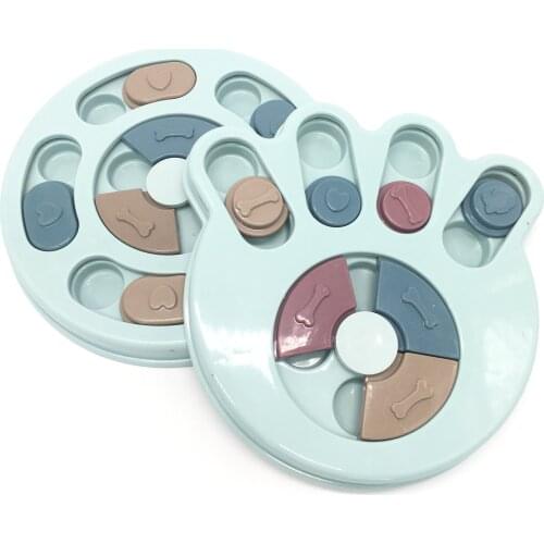 Dog Slow Feeder Interactive Puzzle Toys Increase Puppy IQ Food Dispenser Slowly Eating NonSlip Bowl Pet Cat Dogs Training Game