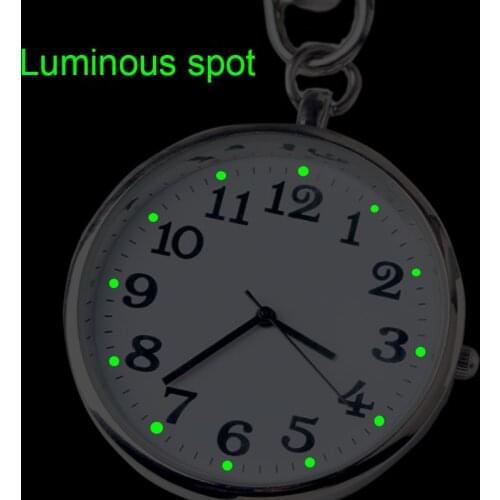 Fashion Pocket Watch Small Round Dial Quartz Analog Keychain Pocket Watch Clock SP99