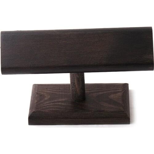 MOODPC Free Shipping Wood Display T-BAR Watch/Bracelet Jewelry Display Stand Holder,Fashion Jewelry Display