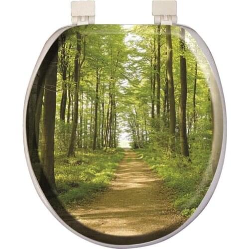 Softy Classic Pattern Soft Toilet Seat Cover White