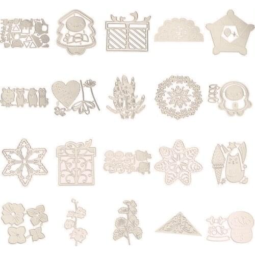 Snowflake Snowman Christmas Gift 3D Flower Animal Metal Cutting Dies for Scrapbooking DIY Paper Card Making Decoration New 2019
