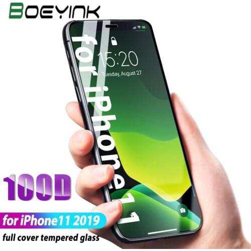 100D Full Cover Tempered Glass for iPhone 11 Pro Max XS XR Screen Protector 100D Protective Glass for iPhone X XS Max 11 Pro Max