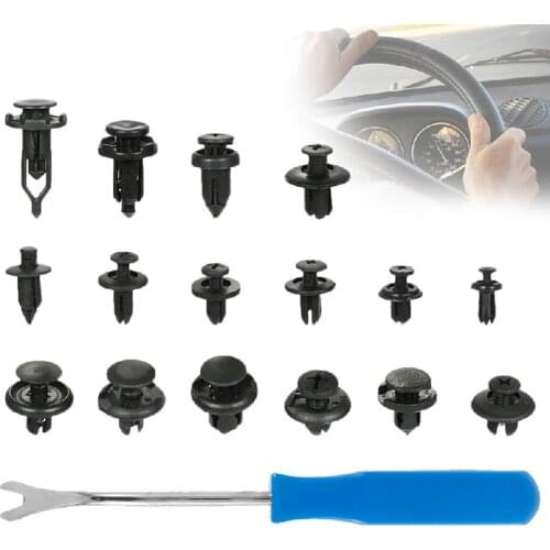 625PCS Fastener Clips Mixed Car Fasteners Door Trim Panel Auto Bumper Rivet Retainer Push Engine Cover Fender With Box