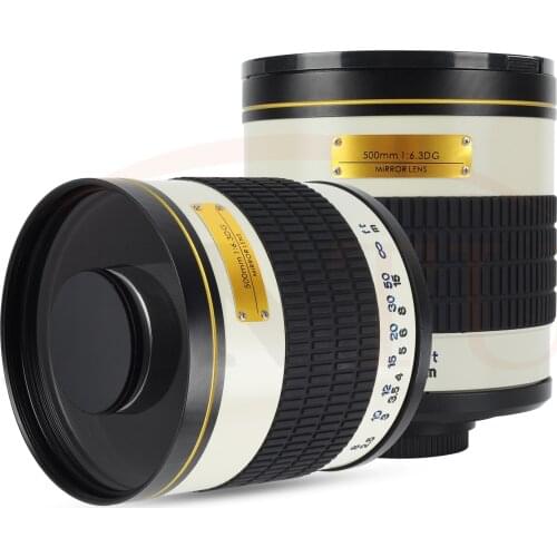 500mm f/6.3 MF Telephoto Mirror Lens +2x Teleconverter =1000mm for Nikon D5500 D5300 D5200 D5100 D3300 D3200 Digital SLR Camera