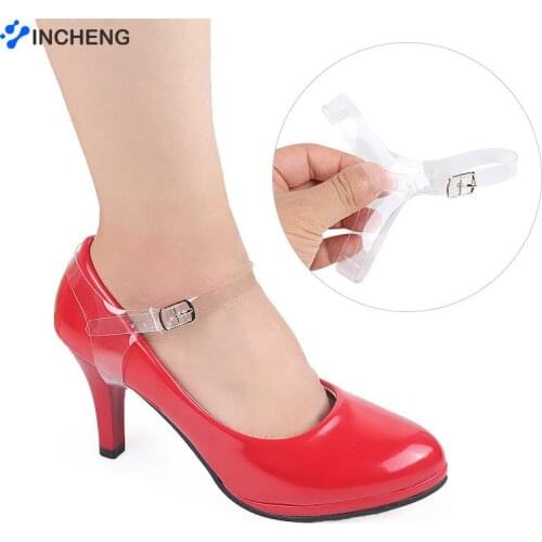 INCHNEG Womens Detachable Anti-Slip Shoe Ankle Straps Belt Laces Band for High Heels Shoes Pumps,One Size Fits All