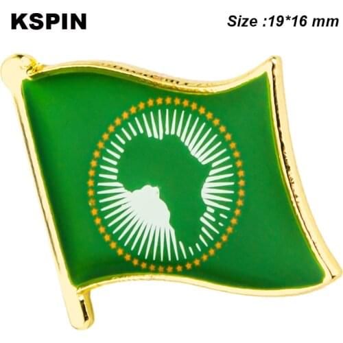 African Union Flag Badges Lapel Pins Brooches