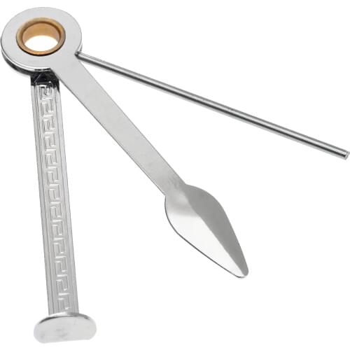 1Pc 3in1 Stainless Steel Smoking Tobacco Pipe Cleaner Cleaning Tool Reamers Tamper Multifunctional Smoking Accessories