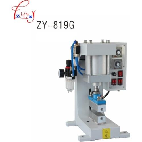 Pneumatic Hot Foil Stamping Machine ZY-819-G Heat The Bronzer Up And Down For The Surface Of Leather Products 110/220V 1PC