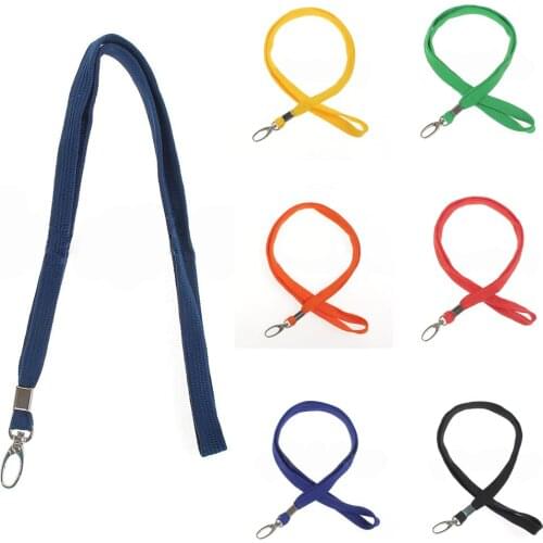 1pcs Neck Strap Lanyard Keychain Key Office ID Card Key Phone Work Permit HolderColor:Black