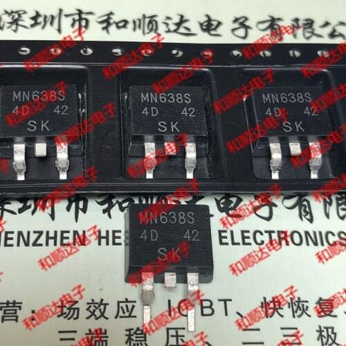 10pcs/lot MN638S LCD common field tube New spot TO-263 380V 6A
