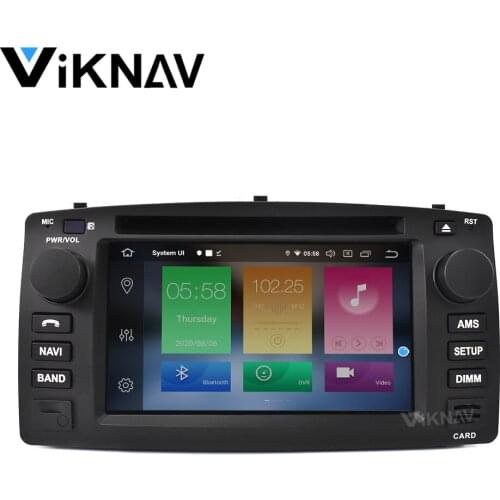 2 din Android 10 Car Radio Multimedia player For Toyota Corolla EX 2001 2002 2003 2004 2005 2006 car Audio DVD Player stereo