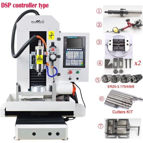 2021 NEW Steel carving 3D machine steel sturecture 5axis cnc 3040 milling machine DSP Controller Motion system DIY Router metal