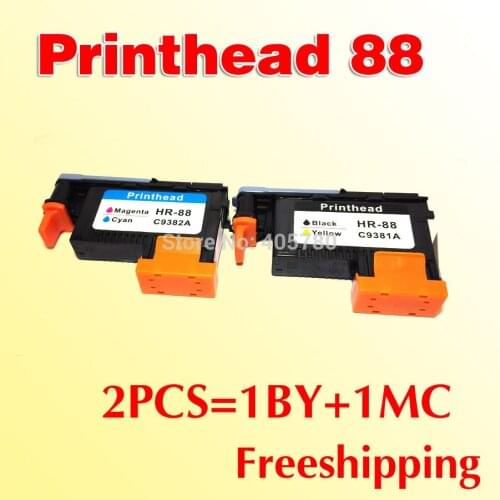 2x Printhead compatible for 88 C9381A 9382A L7650 L7680 L7710 L7750 L7780 K550 K5400 K8600