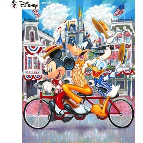 Disney Full Diamond "Cartoon Mickey Mouse" DIY 5D Diamond Painting Cross Stitch Home Decor Picture Of Rhinestone Handmade A30966