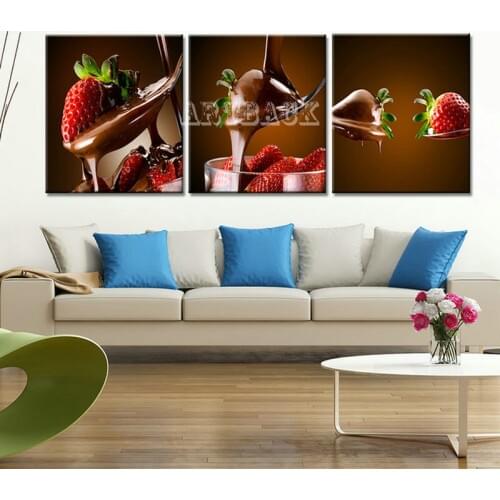 Full square / round drill new 5d diy diamond painting strawberry chocolate diamond embroidery 3d diamond mosaic home decoration