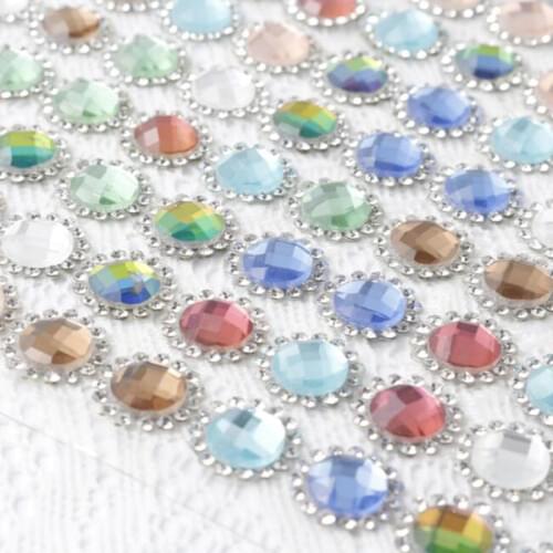 24*40cm Hot Fix Strass Crystal Hotfix Glass Rhinestones Trim Mesh Crystal Banding Applique For Garments