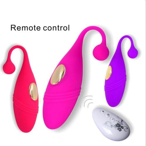 Wireless Remote Control Silicone Vibrating Bullet Egg G-spot clitoris stimulation USB charging Sex Toys for Woman