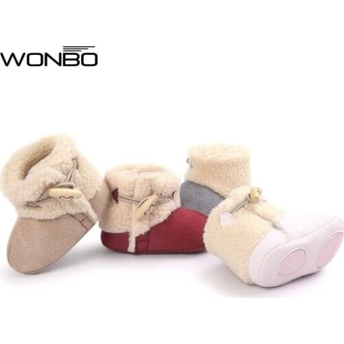 Winter warm lovely baby shoes boys first walkers knitted sweater baby boots girls toddler shoes 0-1 years olds baby boy shoes