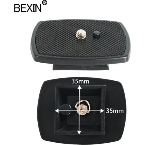 BEXIN Quick Release Board Universal Yunteng Tripod Quick Adapter for Yunteng vct668 st666 690 dslr camera tripod