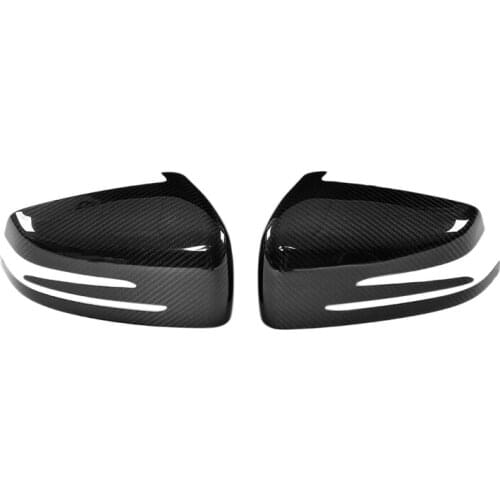 Carbon Fiber Rearview Mirror Cover SMD Car Mirror Case for Mercedes-Benz W212 10-15