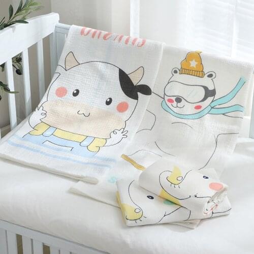 Babies Accessories Newborn Baby Blanket Diapers Children Sheets Playmats Cover Cotton Yarn Cloth Wrap Bath Towel Bedding AB30