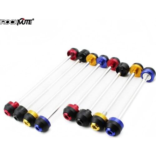 For Kawasaki ZX-10R 2006-2007 Motorcycle Front Rear Wheel Axle Fork Slider Crash Protector Drop Falling Protection