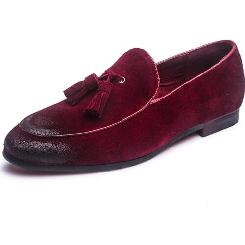 DXKZMCM Men's Suede Shoes