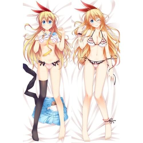 Hot japanese anime Decorative hugging body pillow cover case Nisekoi Double-Sided 2Way 2WT 50X160CM