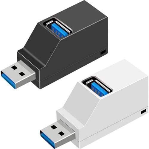 USB 3.0 HUB Adapter Extender Mini Splitter Box 3 Ports For PC Laptop USB Extension Hub Non-power Mini Portable 3-port Splitter