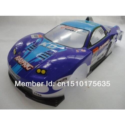 Ewellsold 001 1/10 Scale On-Road Drift Car Painted PVC Body Shell 190MM for 1/10 Remove controlled car 2pcs/lot