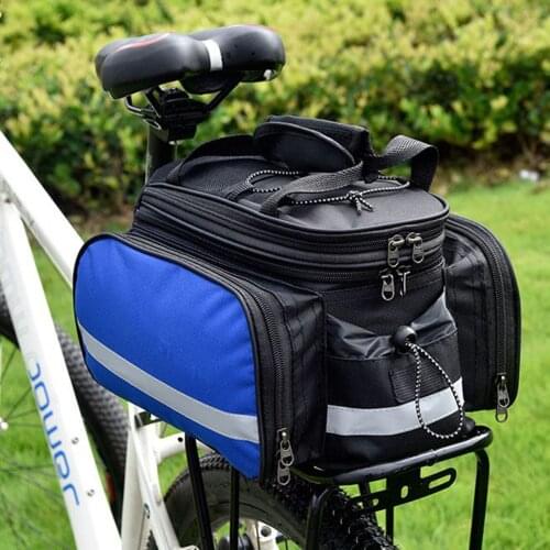 Multifunctional Waterproof Outdoor Bicycle Bike Cycle Large Capacity Rear Rack Bag Removable Carrier Durable Saddle Bag