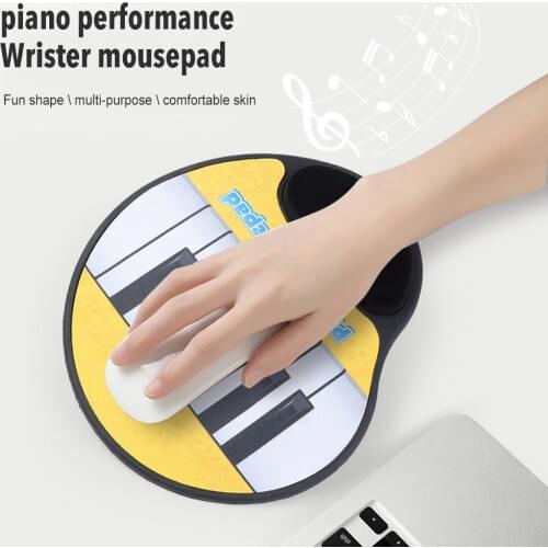 Music Mouse Pad Electric Durable Piano Pattern Mouse Mat Gaming Accessories Mousepad