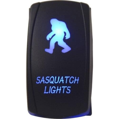 SASQUATCH LIGHTS Car SWITCH DC 12V-24V Toggle ROCKER SWITCH LED Light Laser 12V 20A 5 Pins ON-OFF Switch for Car Boat