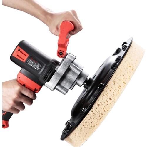 Portable Cement Polishing Machine 220V Mortar Wall Trowel Concrete Polish Wall Trowel Electric Floor Ash Grind Polishing Machine