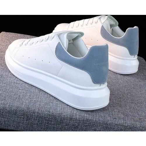 Spring New Fashion Shoes Mens Shoes White Breathable Mens Board Shoes Net Red Same Small White Shoes Couple Leisure Sports